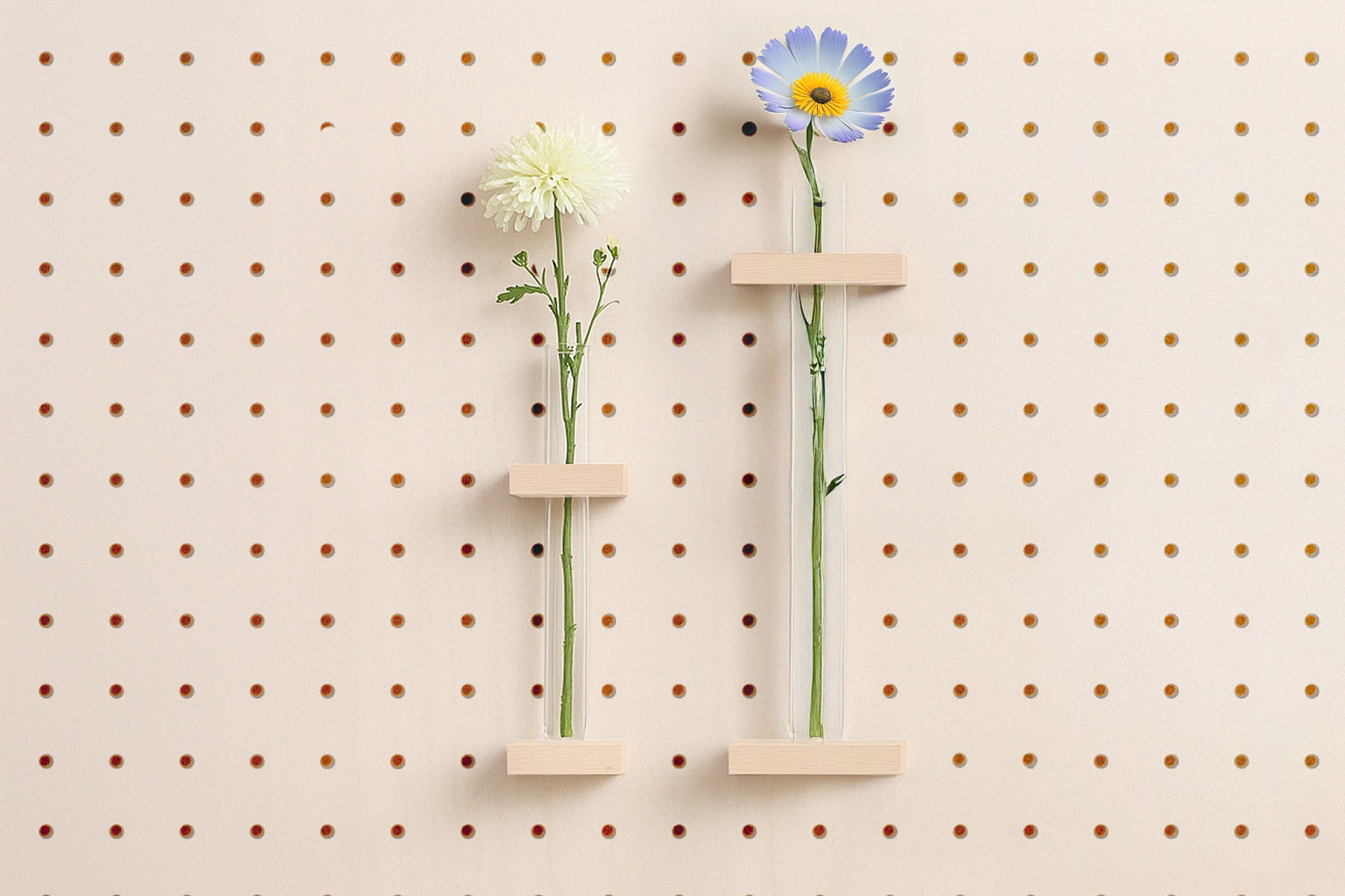 Soliflore solo - Porte-fleur pour Pegboard