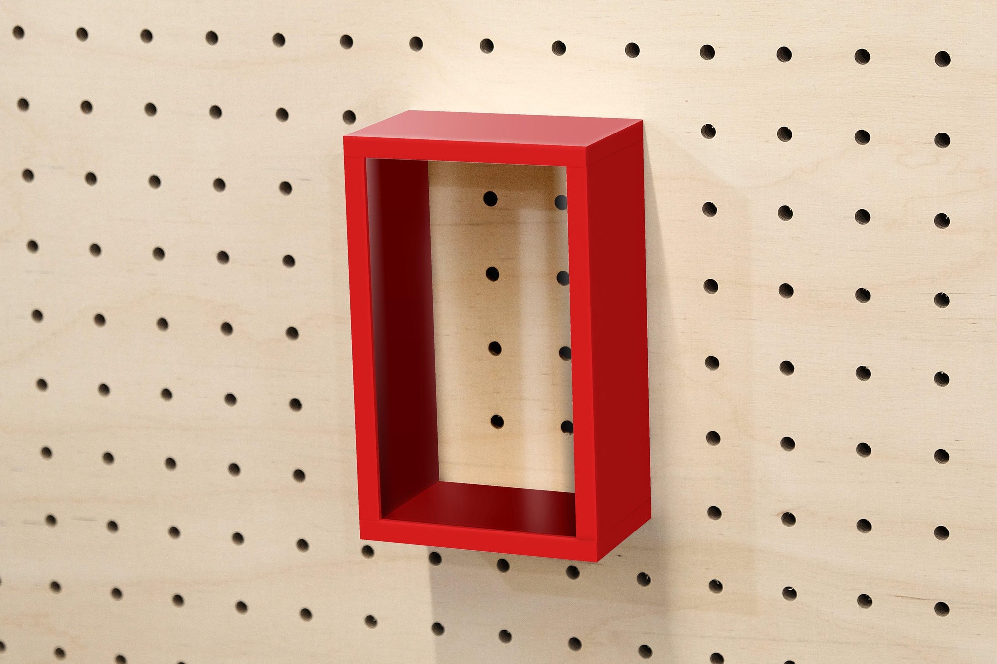 Vitrine produits pour Pegboard - Présentoir produits sur panneau perforé - Quark