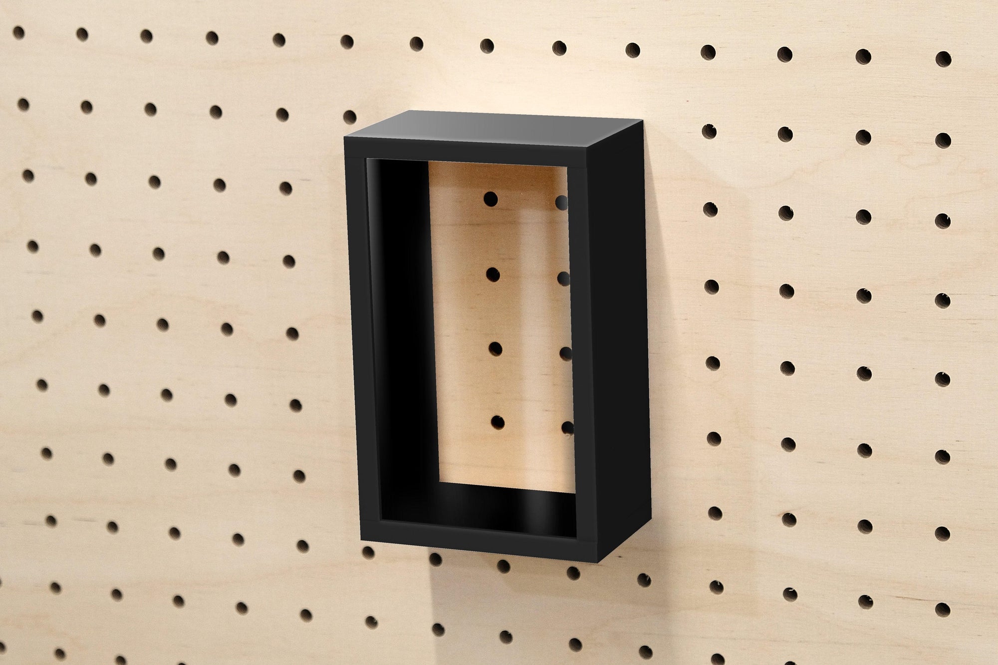 Vitrine produits pour Pegboard - Présentoir produits sur panneau perforé - Quark