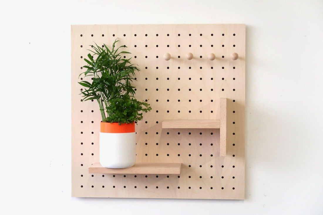 Comment fabriquer une etagere mur vegetal ? Découvrez les meilleurs solutions à l'aide avec du Pegboard - Quark