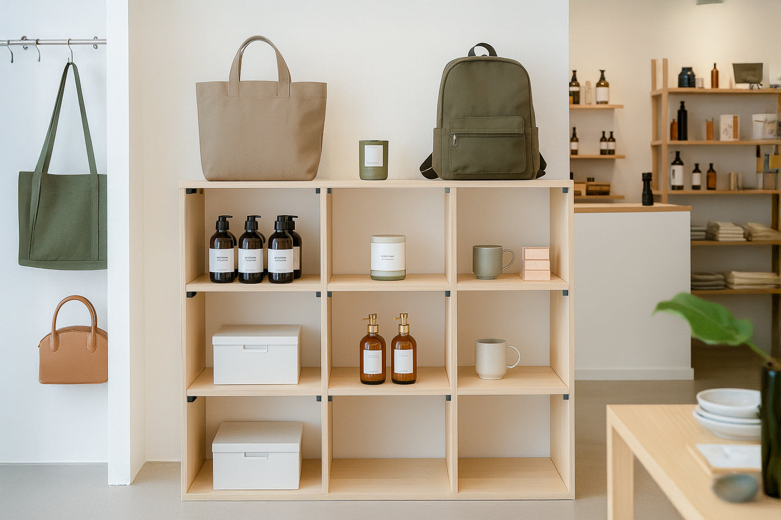 Modular Lockers - Custom-made modular pedestals and shelves