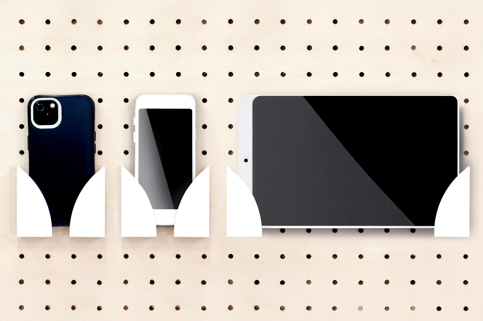 Wandtelefonhalter für Stecktafel - Telefonhalter