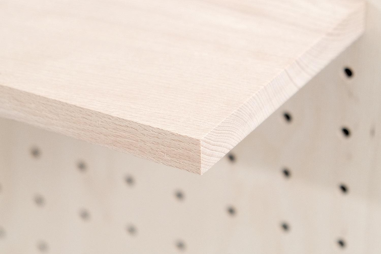 Wooden Pegboard Shelf - The solid wood wall shelf for your everyday life