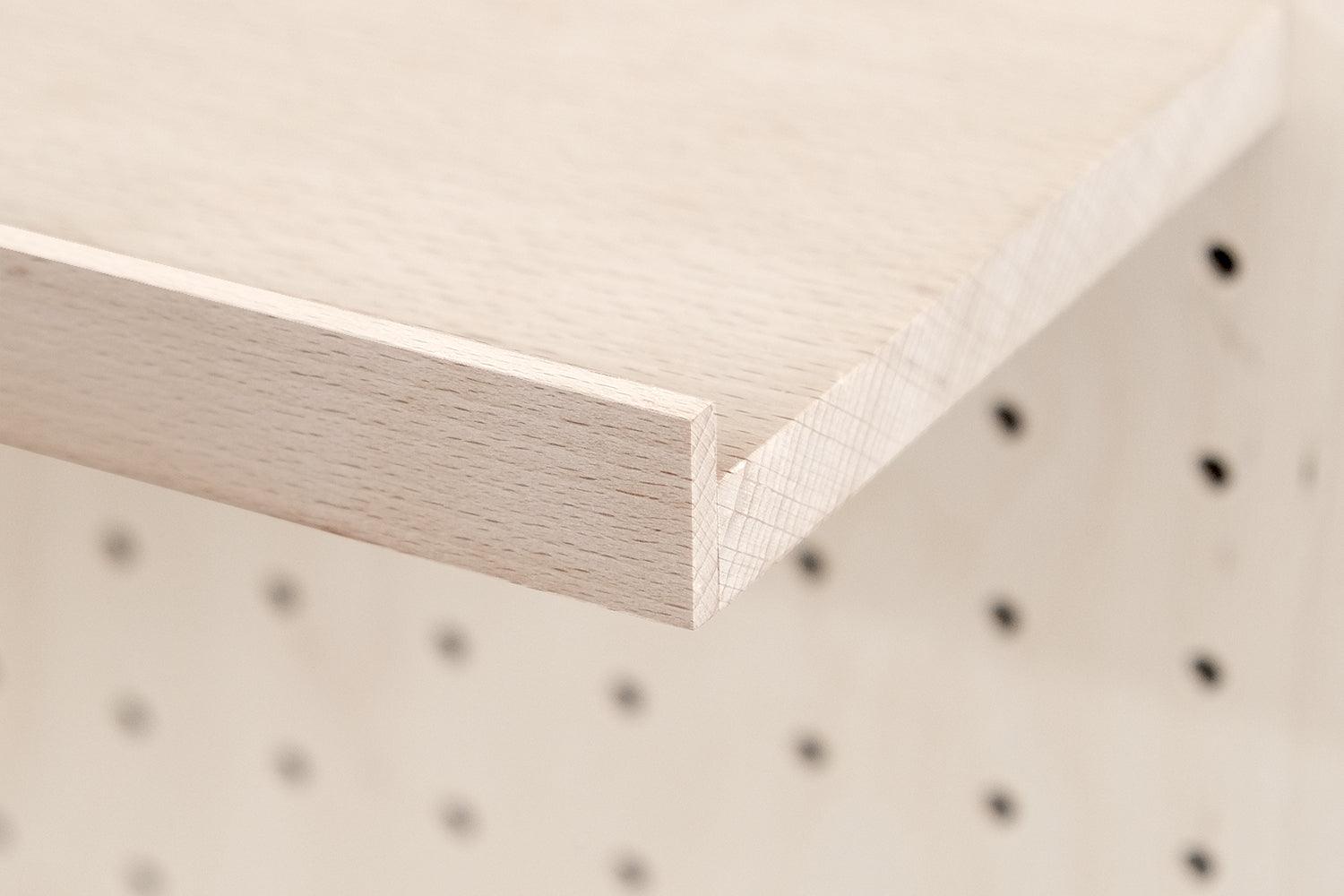 Wooden Pegboard Shelf - The solid wood wall shelf for your everyday life