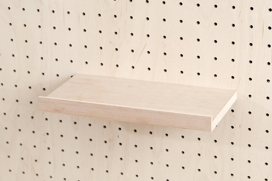 Wooden Pegboard Shelf - The solid wood wall shelf for your everyday life