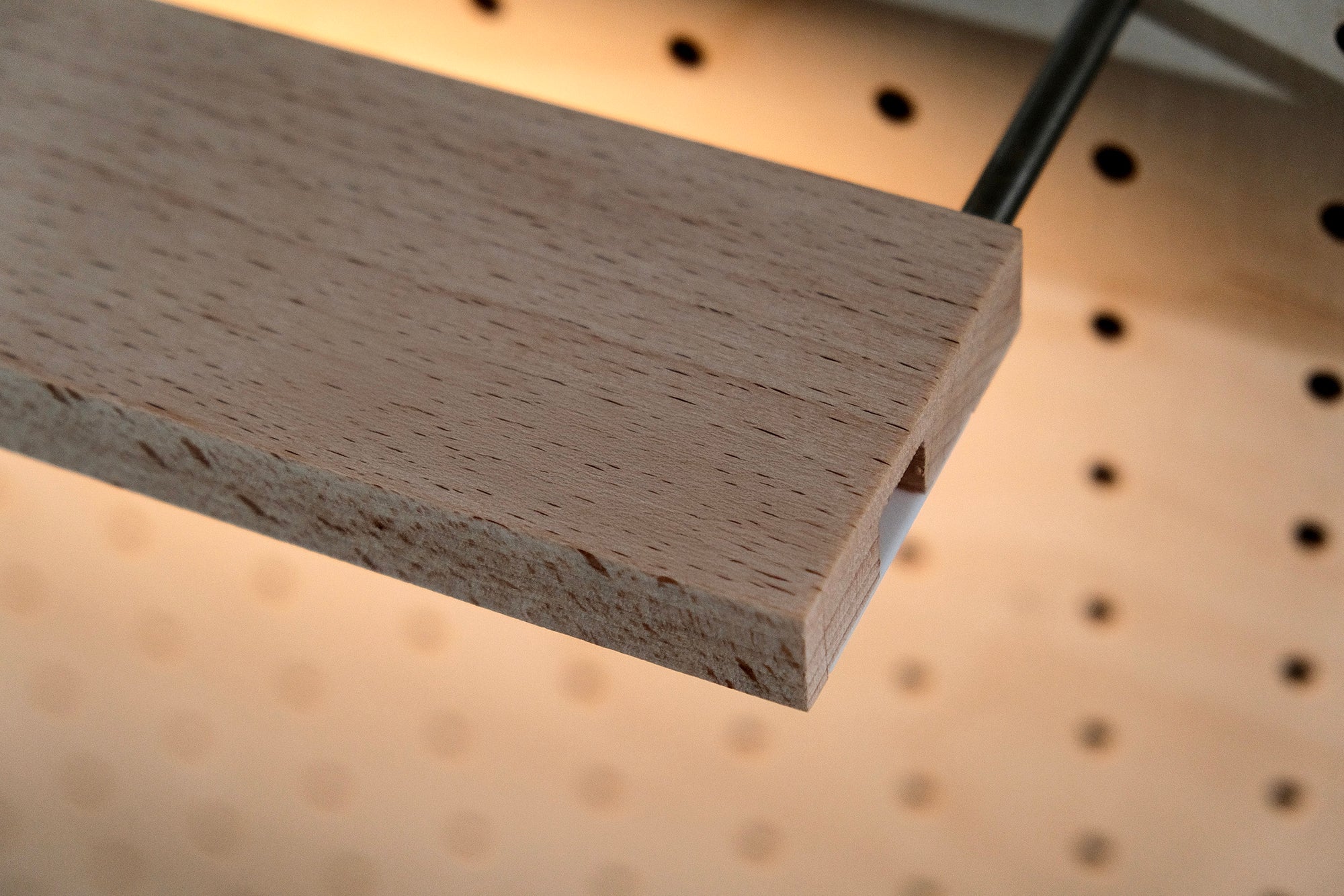 Hanging pencil holder for Pegboard