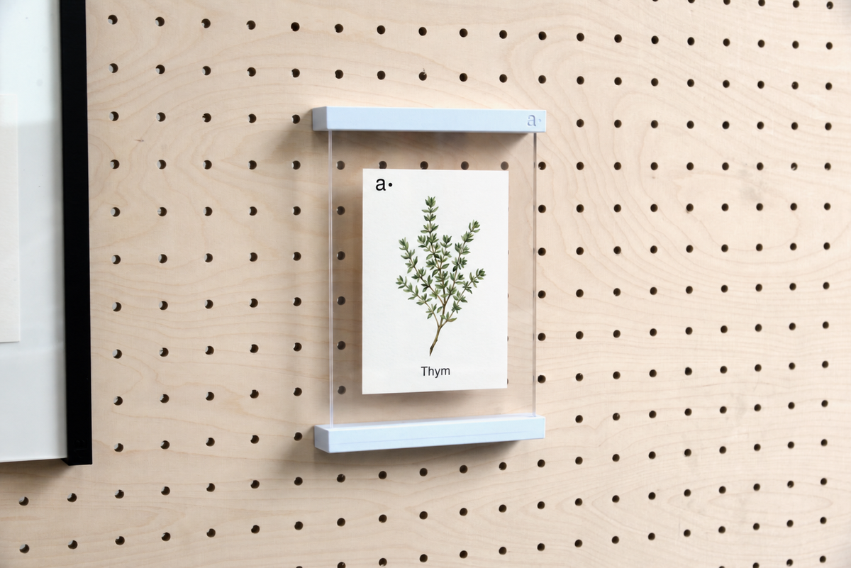 Acrylic Poster Holder for Pegboard – Wall Information Display