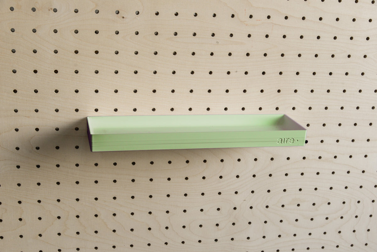 Étagère avec rebords pour pegboard – tablette murale de rangement