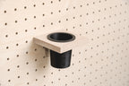 Pot à crayons suspendu pour pegboard – Simple / Noir