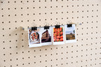 Photo Holder – Metal Rod Poster and Card Display for Pegboard