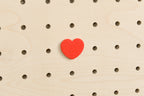 Pictogrammes pour pegboard – cœur, feuille, étoile en impression 3D