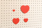 Pictogrammes pour pegboard – cœur, feuille, étoile en impression 3D