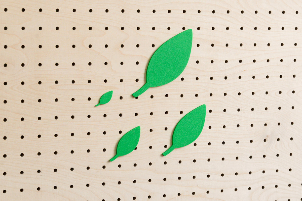 Pictogrammes pour pegboard – cœur, feuille, étoile en impression 3D