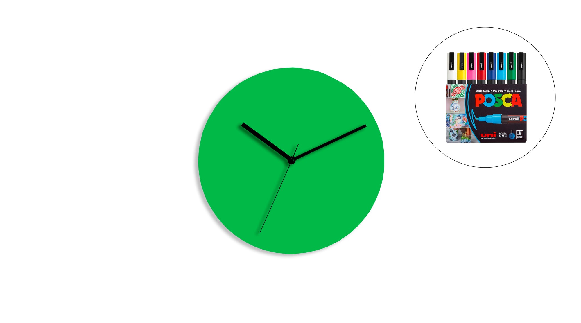 Sketch Clock®: The creative and infinitely customizable colorful clock