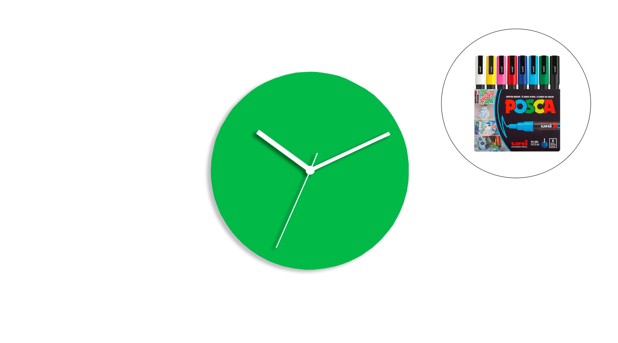 Sketch Clock®: The creative and infinitely customizable colorful clock