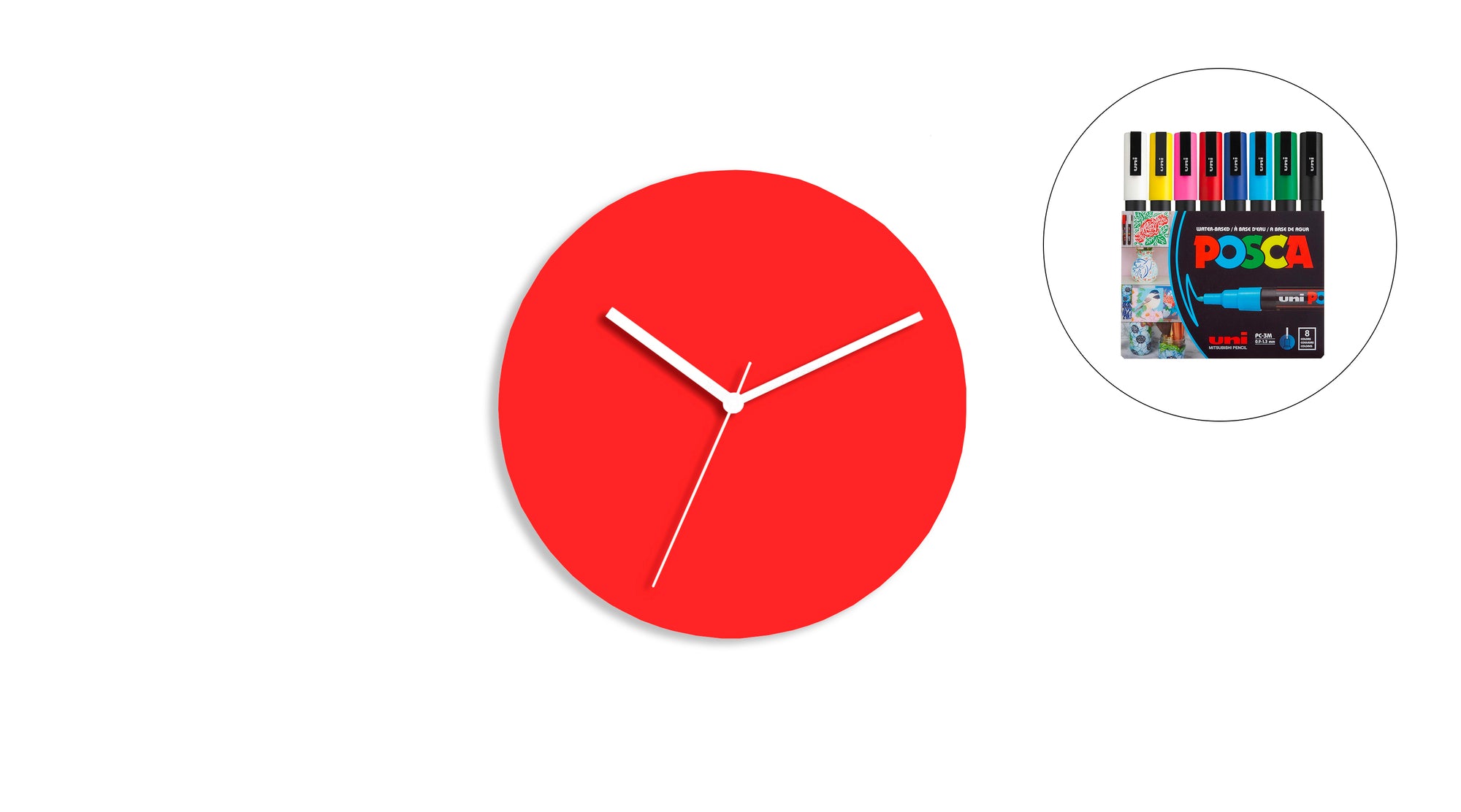 Sketch Clock®: The creative and infinitely customizable colorful clock