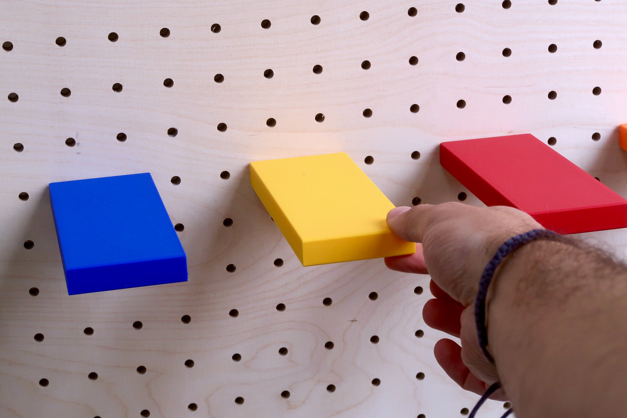 Module droit - Mini étagère pour pegboard