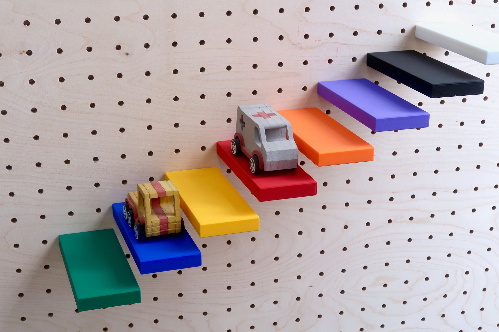 Module droit - Mini étagère pour pegboard