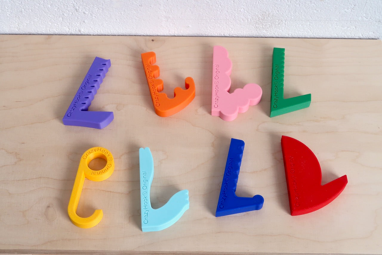 8 Patères CrazyHook Original - Kit Découverte
