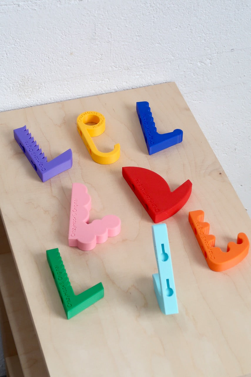 8 Patères CrazyHook Original - Kit Découverte