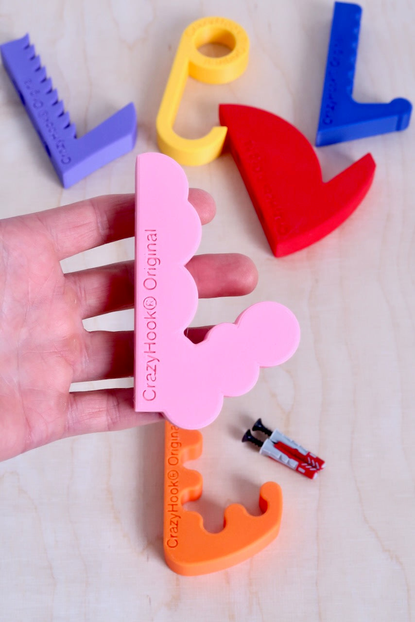 8 Patères CrazyHook Original - Kit Découverte