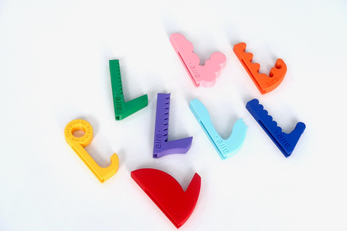 Crochets Colorés Aire - Patères déco et minimalistes - 8 styles différents à découvrir