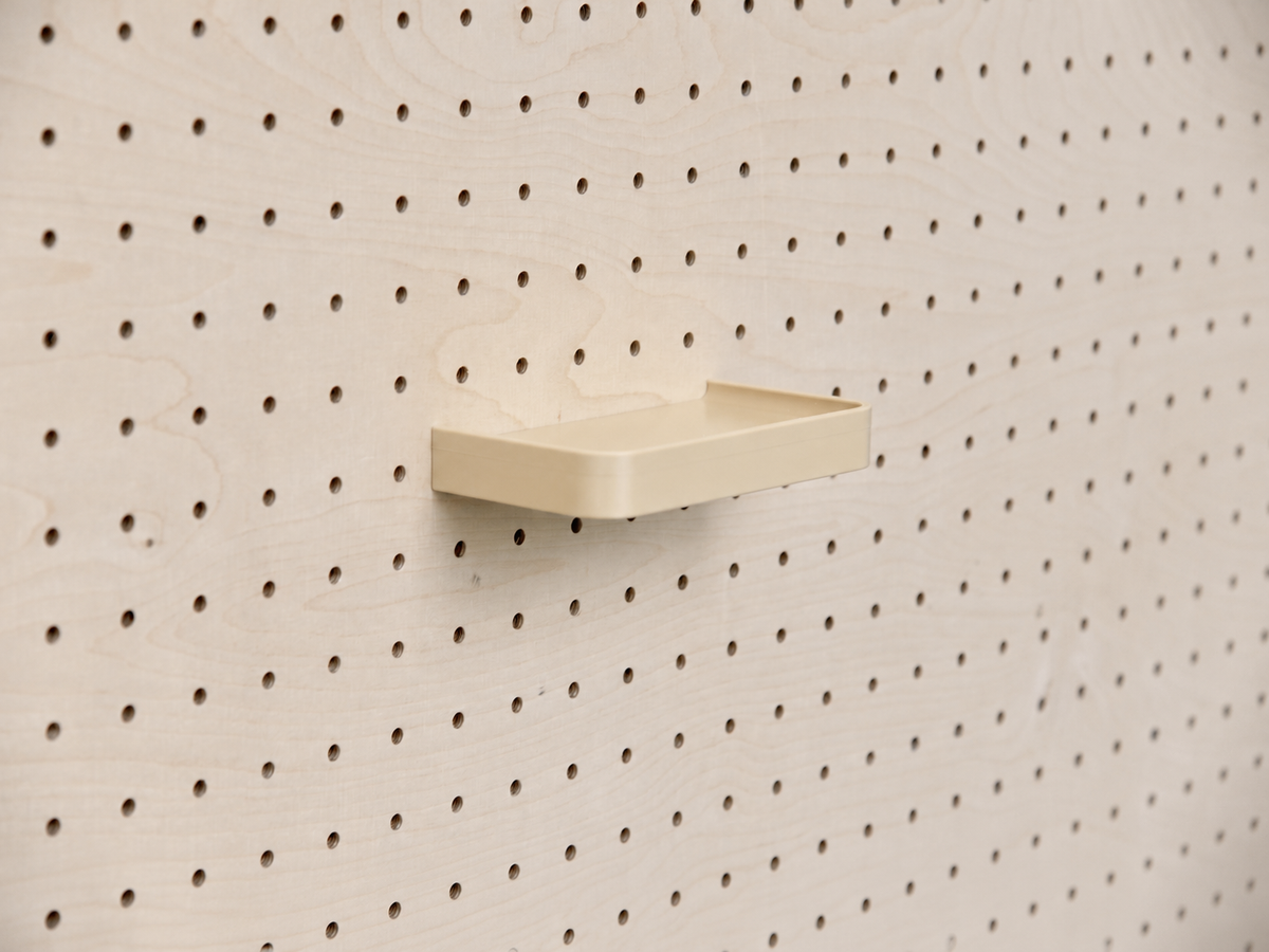 Étagère 3D sur mesure pour pegboard