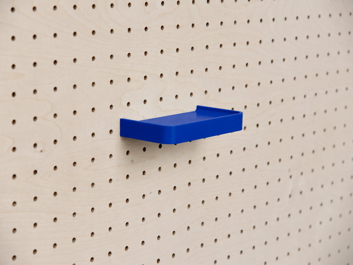 Étagère 3D sur mesure pour pegboard