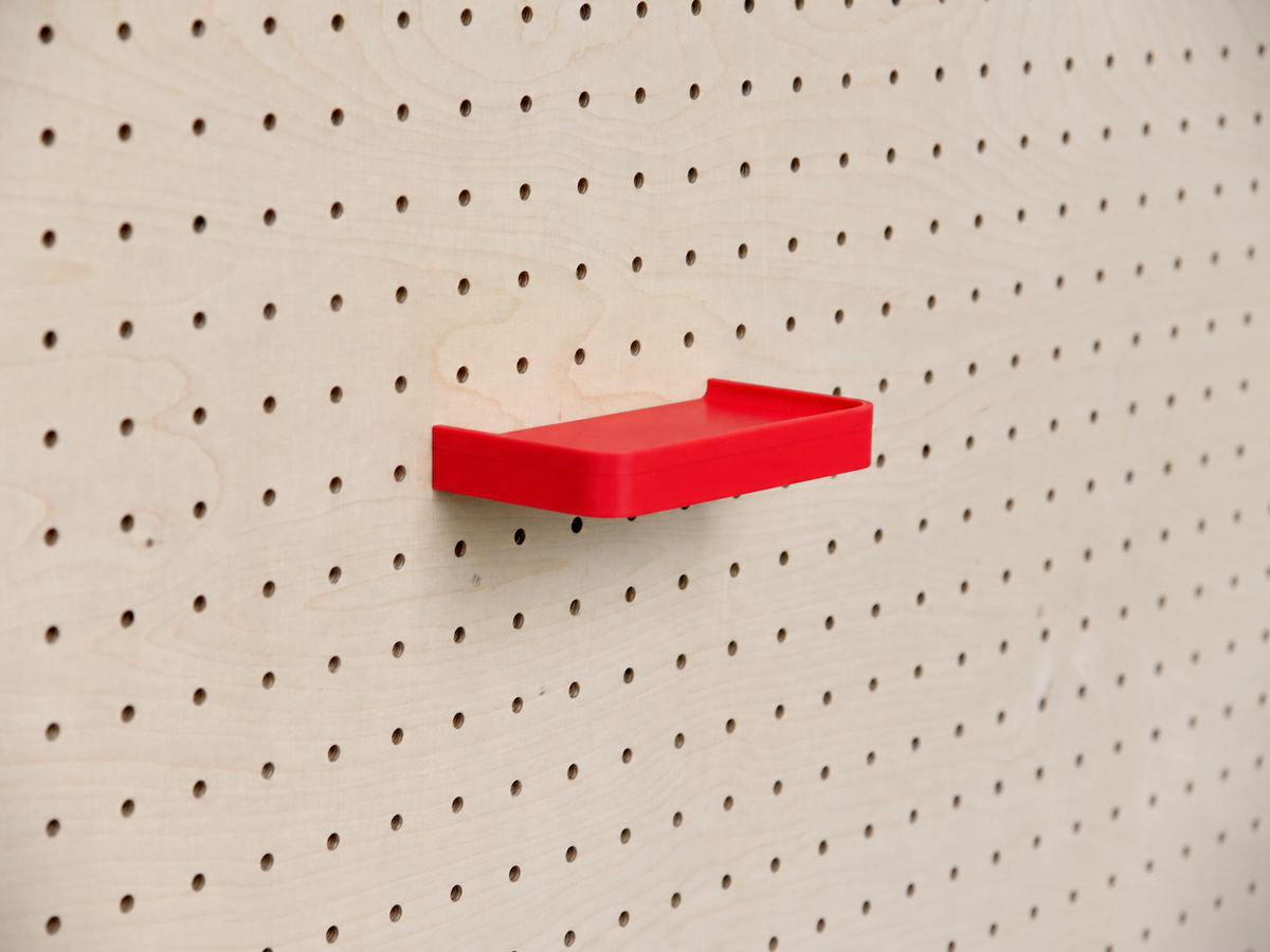 Étagère 3D sur mesure pour pegboard