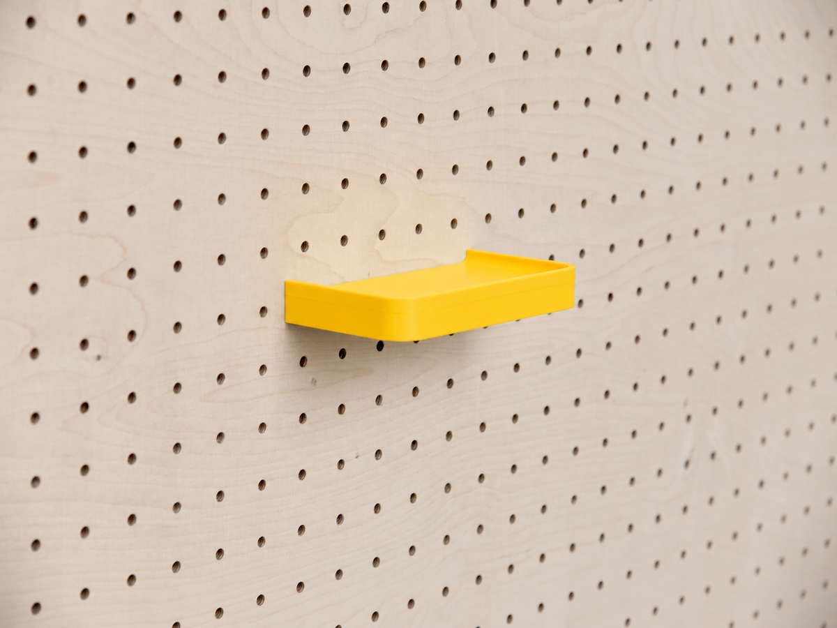 Étagère 3D sur mesure pour pegboard