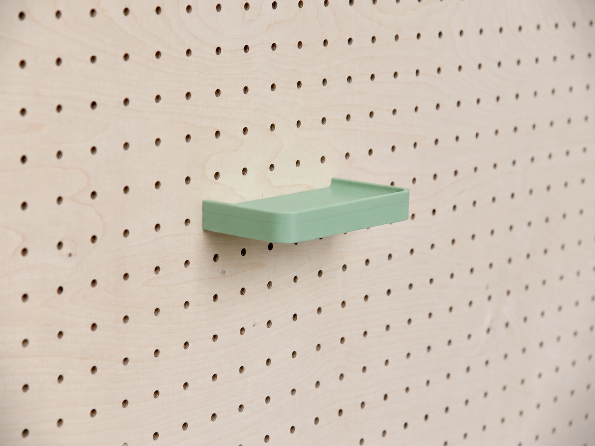 Étagère 3D sur mesure pour pegboard