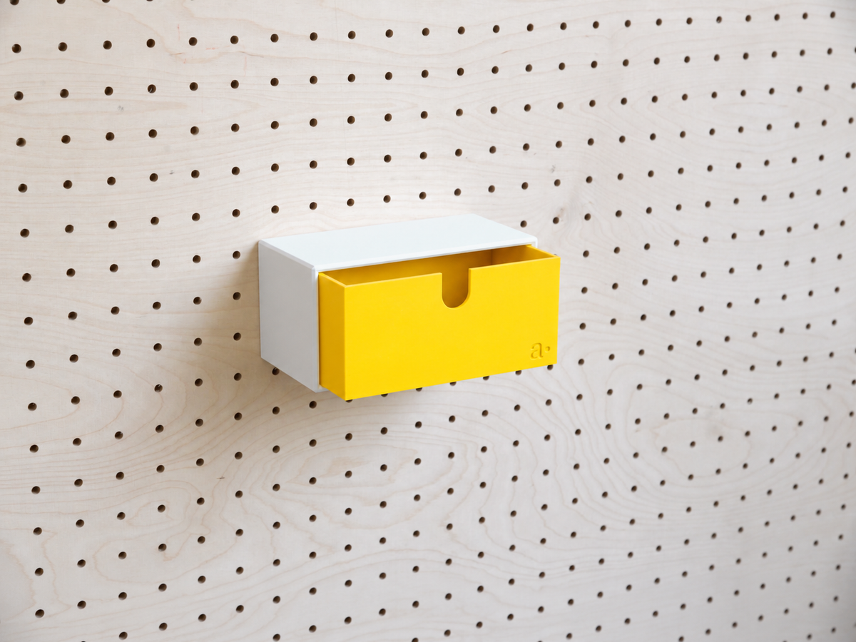 Colourful Multi-Purpose Storage Box for Pegboard – Wall Bin