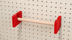 Porte-rouleau essuie-tout mural pour pegboard – panneau perforé cuisine
