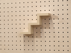 Step Shelf for Pegboard – Minimalist 3D-Printed Object Holder