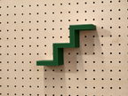 Step Shelf for Pegboard – Minimalist 3D-Printed Object Holder