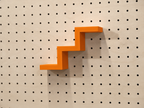Step Shelf for Pegboard – Minimalist 3D-Printed Object Holder