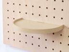 Étagère déco enfant nuage, cœur, soleil pour pegboard – tablette murale
