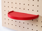 Étagère déco enfant nuage, cœur, soleil pour pegboard – tablette murale