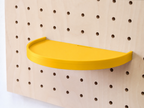 Étagère déco enfant nuage, cœur, soleil pour pegboard – tablette murale
