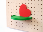 Étagère déco enfant nuage, cœur, soleil pour pegboard – tablette murale