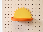 Étagère déco enfant nuage, cœur, soleil pour pegboard – tablette murale