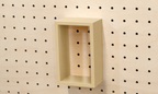 Vitrine à produits pour pegboard – présentoir mural panneau perforé