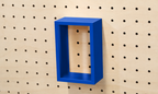 Vitrine à produits pour pegboard – présentoir mural panneau perforé