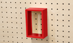 Vitrine à produits pour pegboard – présentoir mural panneau perforé