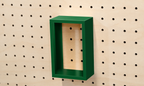 Vitrine à produits pour pegboard – présentoir mural panneau perforé