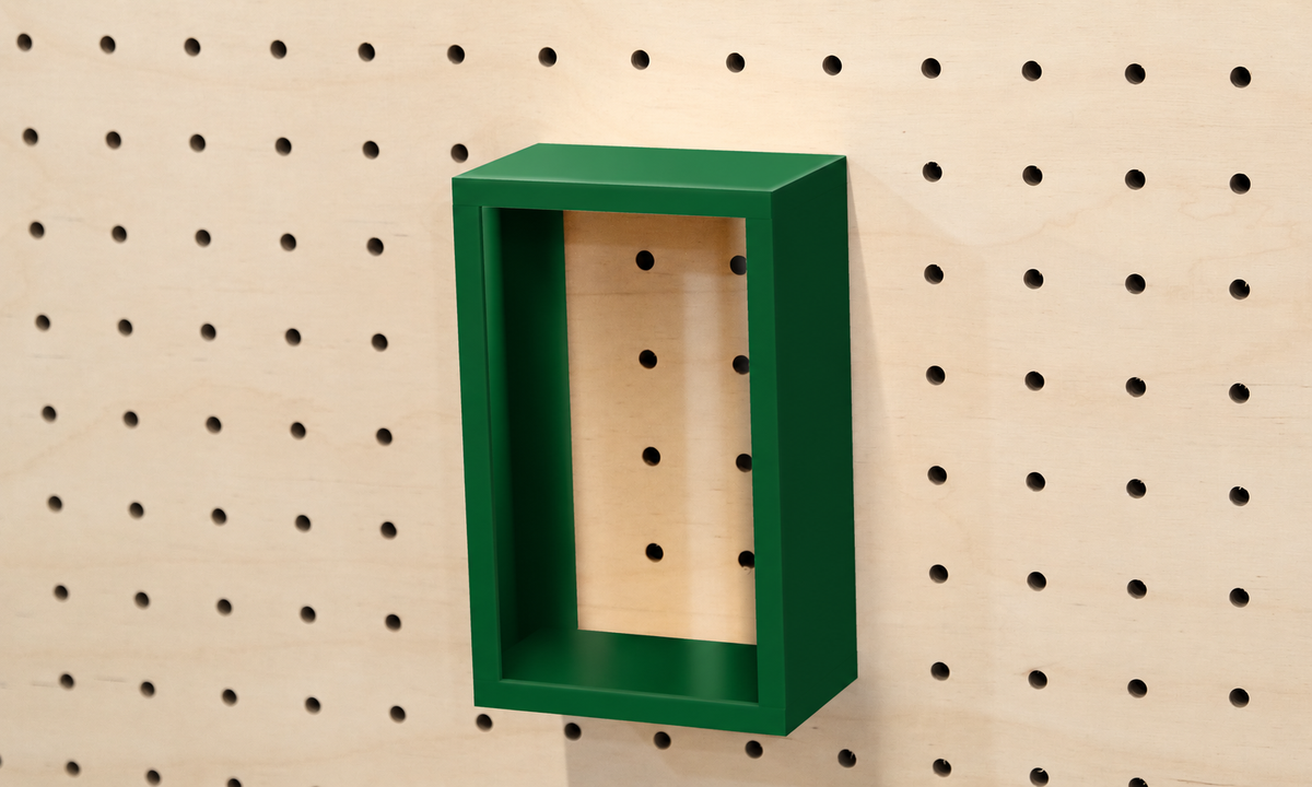 Vitrine à produits pour pegboard – présentoir mural panneau perforé