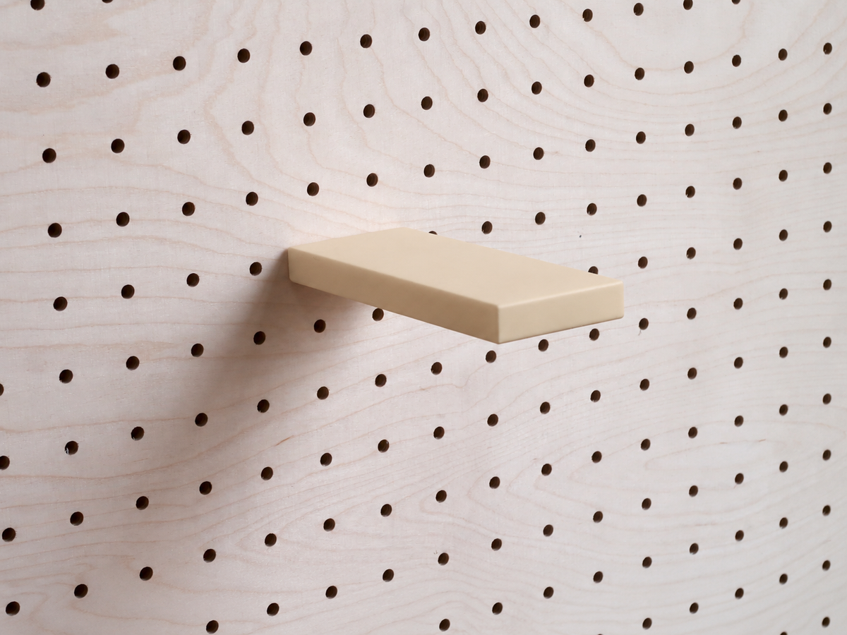 Mini estante recto para pegboard – balda para panel perforado