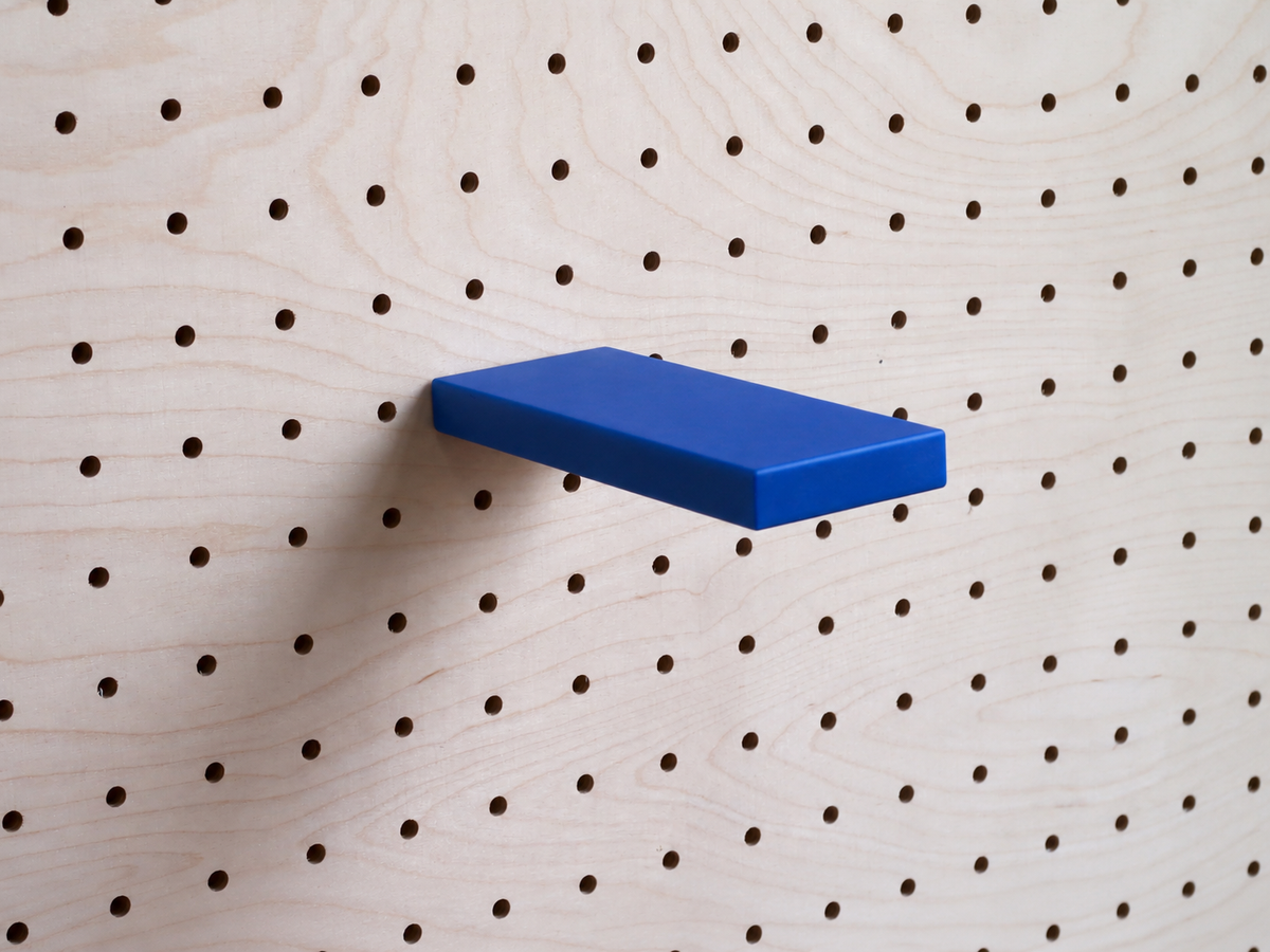 Mini estante recto para pegboard – balda para panel perforado