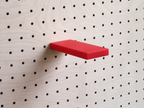 Mini estante recto para pegboard – balda para panel perforado