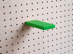 Mini estante recto para pegboard – balda para panel perforado